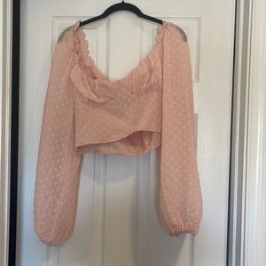 Pretty Little Thing cropped long sleeve